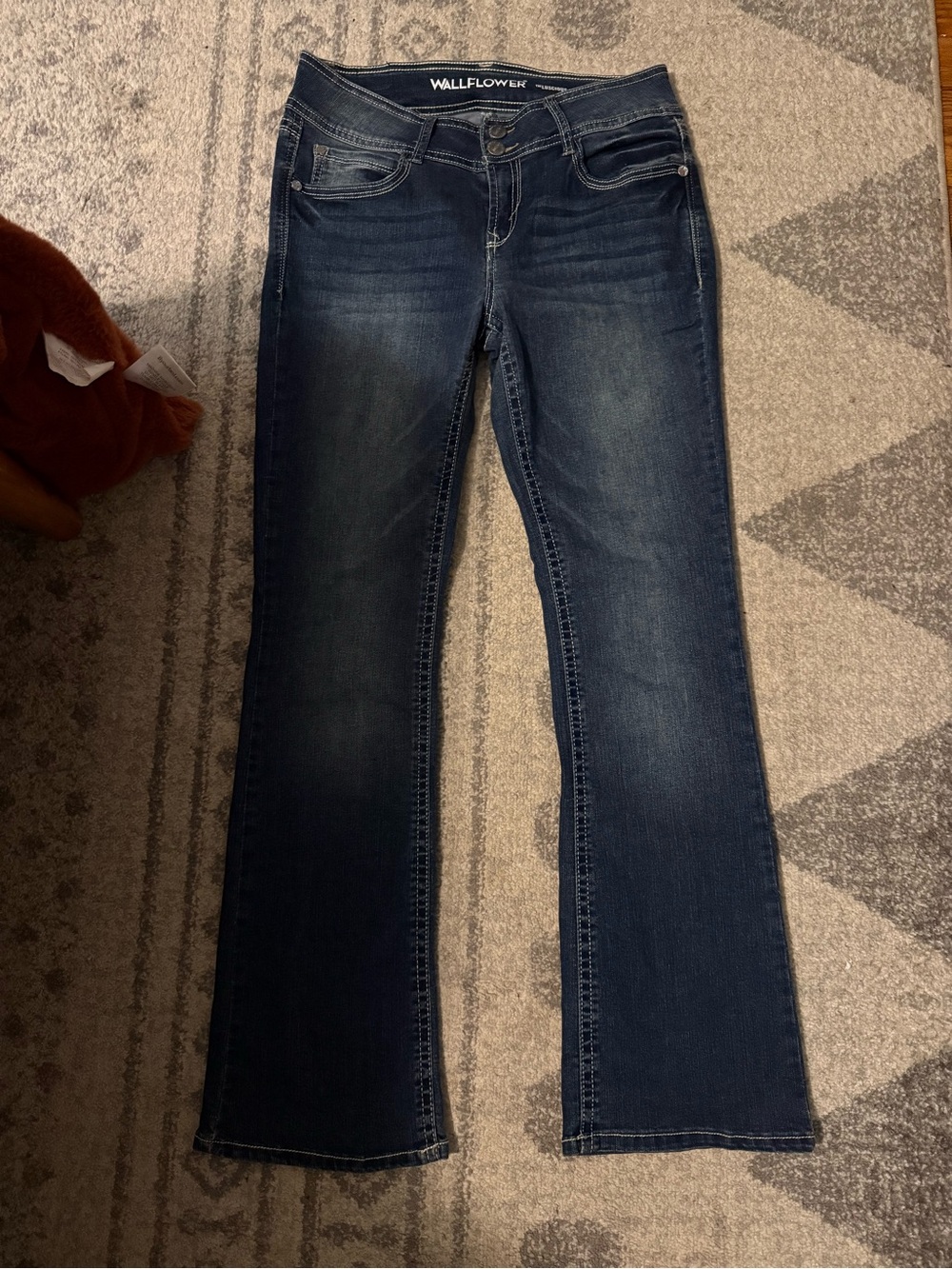 Wallflower Dark Indigo Bootcut Jeans